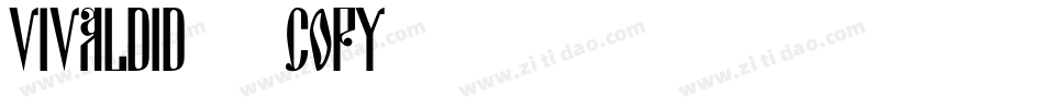 VivaldiD (COPY 1)字体转换